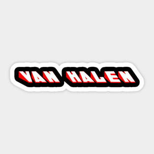 Van Halen Diver Down Wedgie Sticker